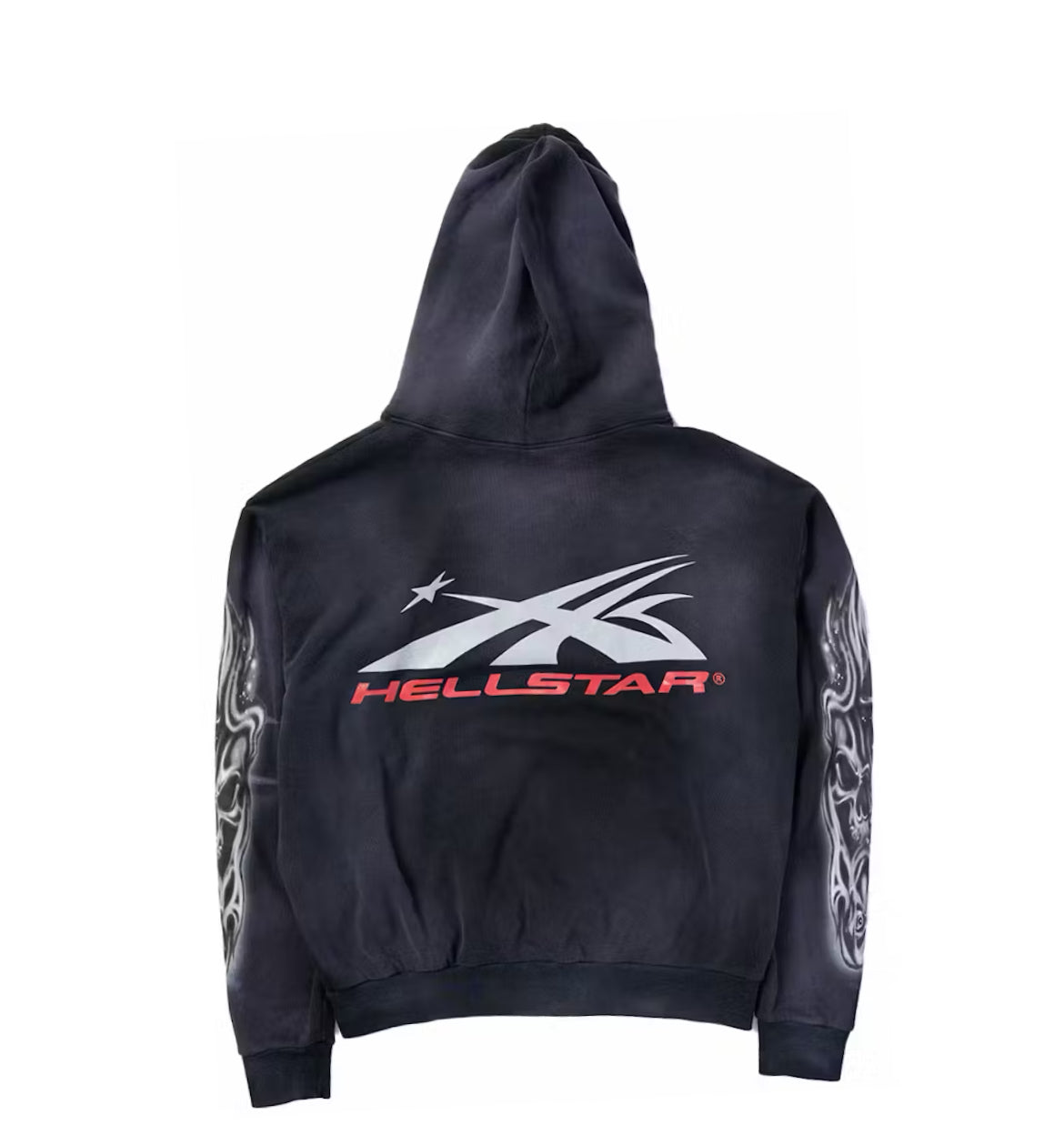 Hellstar Airbrushed Skull Hoodie