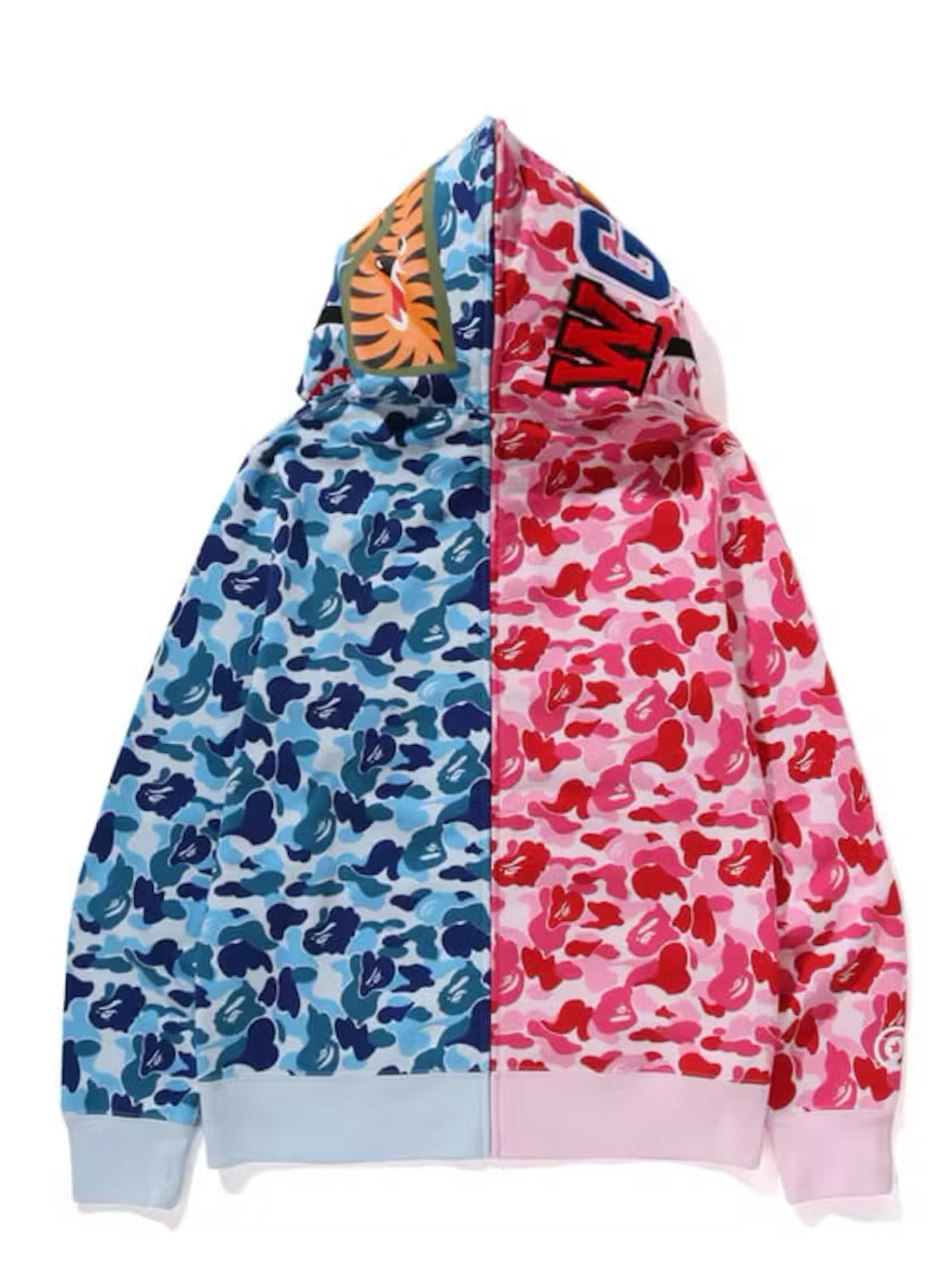 BAPE ABC Camo Separate Shark Full Zip Hoodie