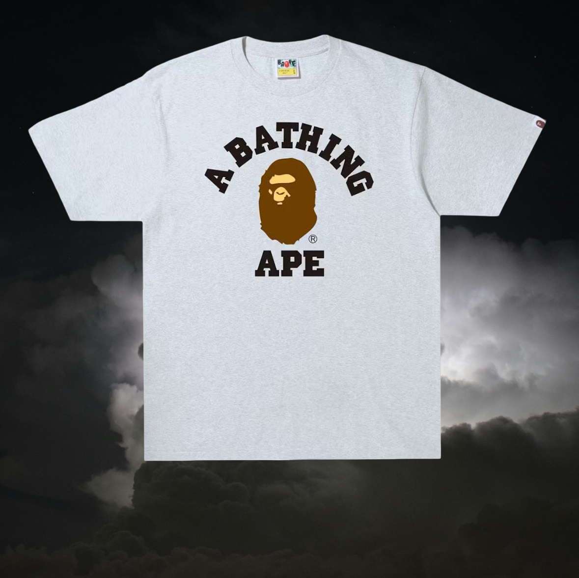 Bape College Tee (grey)