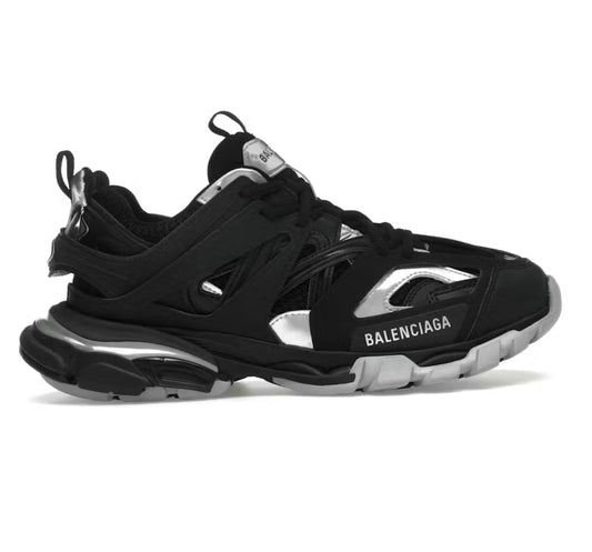 Black Silver Balenciaga Track