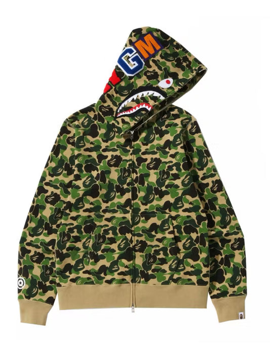 BAPE ABC Camo Shark Full Zip Hoodie