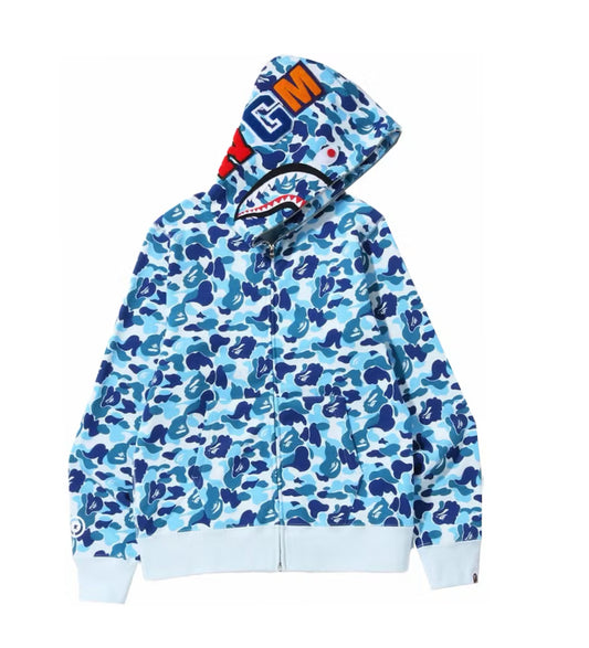 BAPE ABC Camo Shark Full Zip Hoodie
