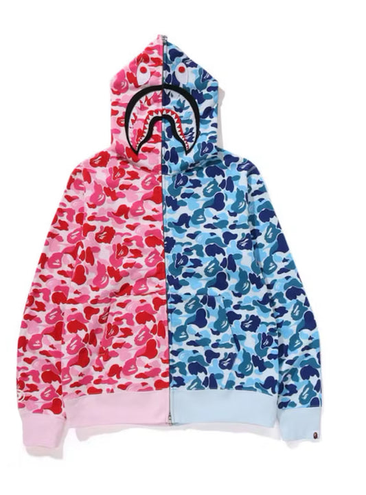 BAPE ABC Camo Separate Shark Full Zip Hoodie