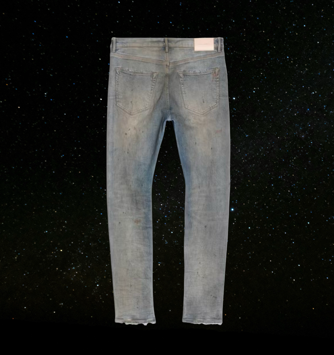 Purple Brand Indigo Oil Repair Jean