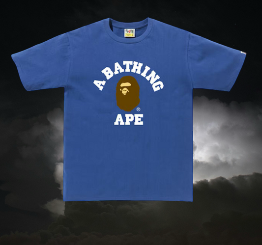 Bape College Tee (Blue)