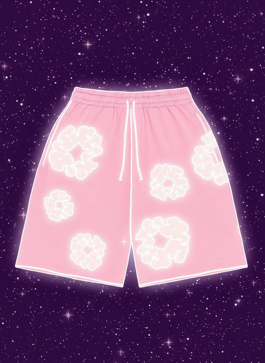 Denim Tears The Cotton Wreath Pink Shorts